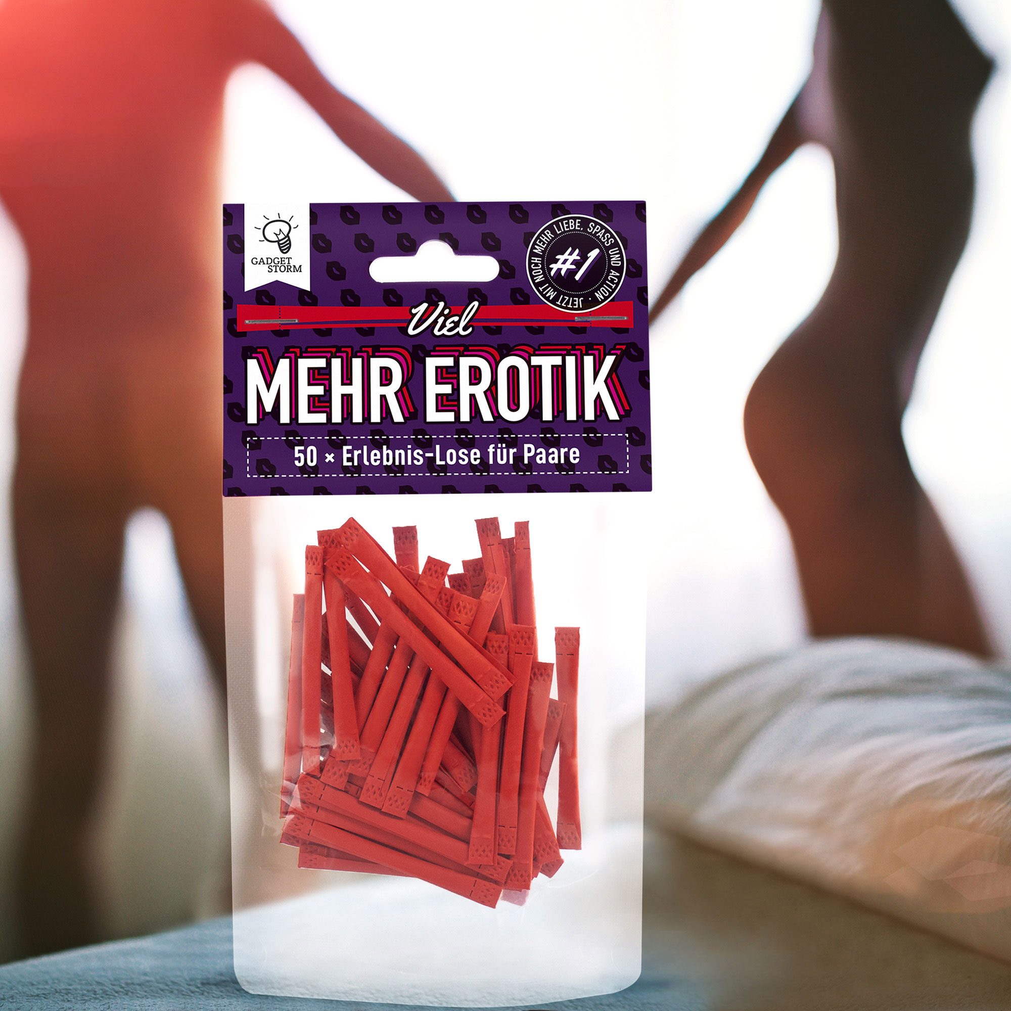 Erotische Lose für Paare - 50 Stück