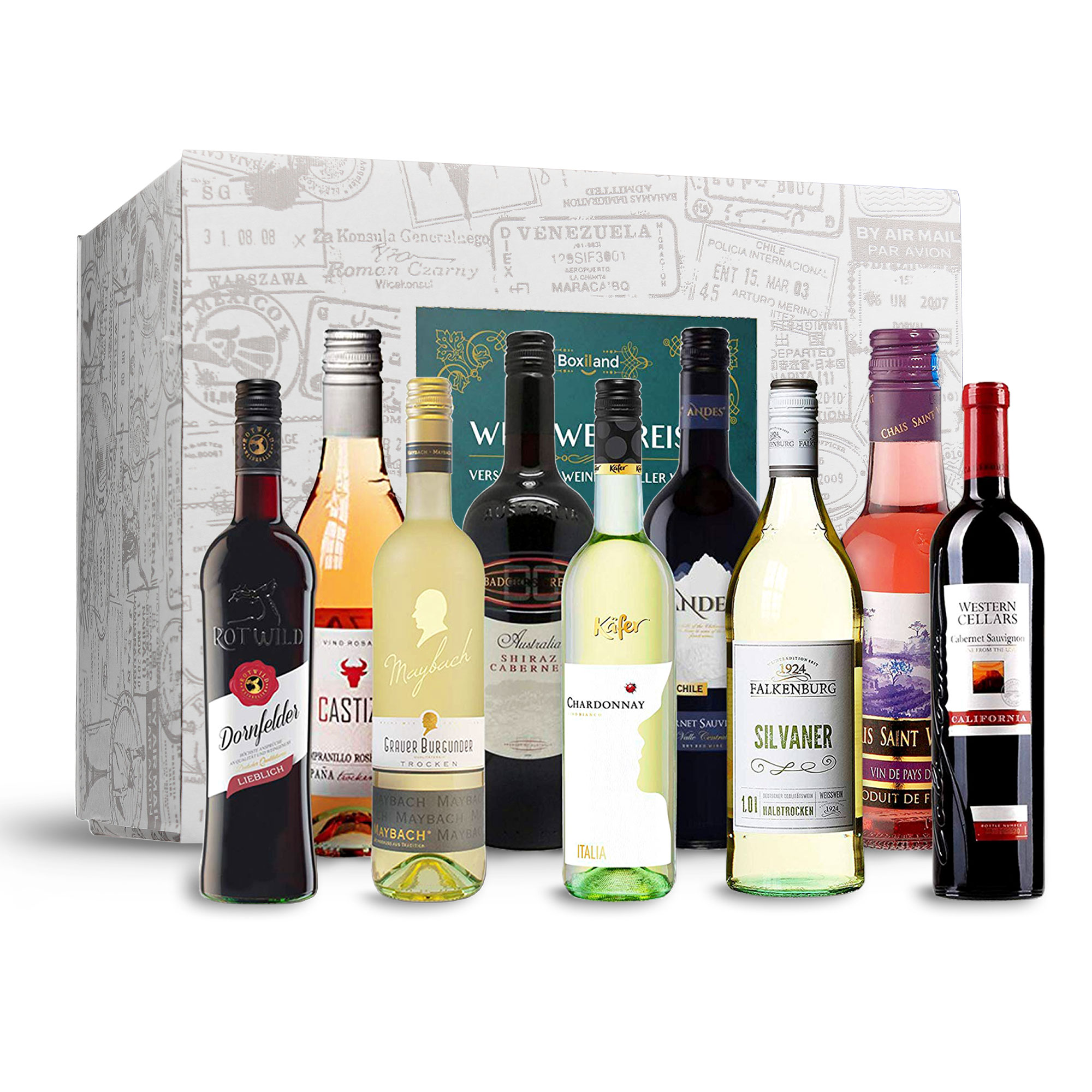 Wein Weltreise - 9er Set