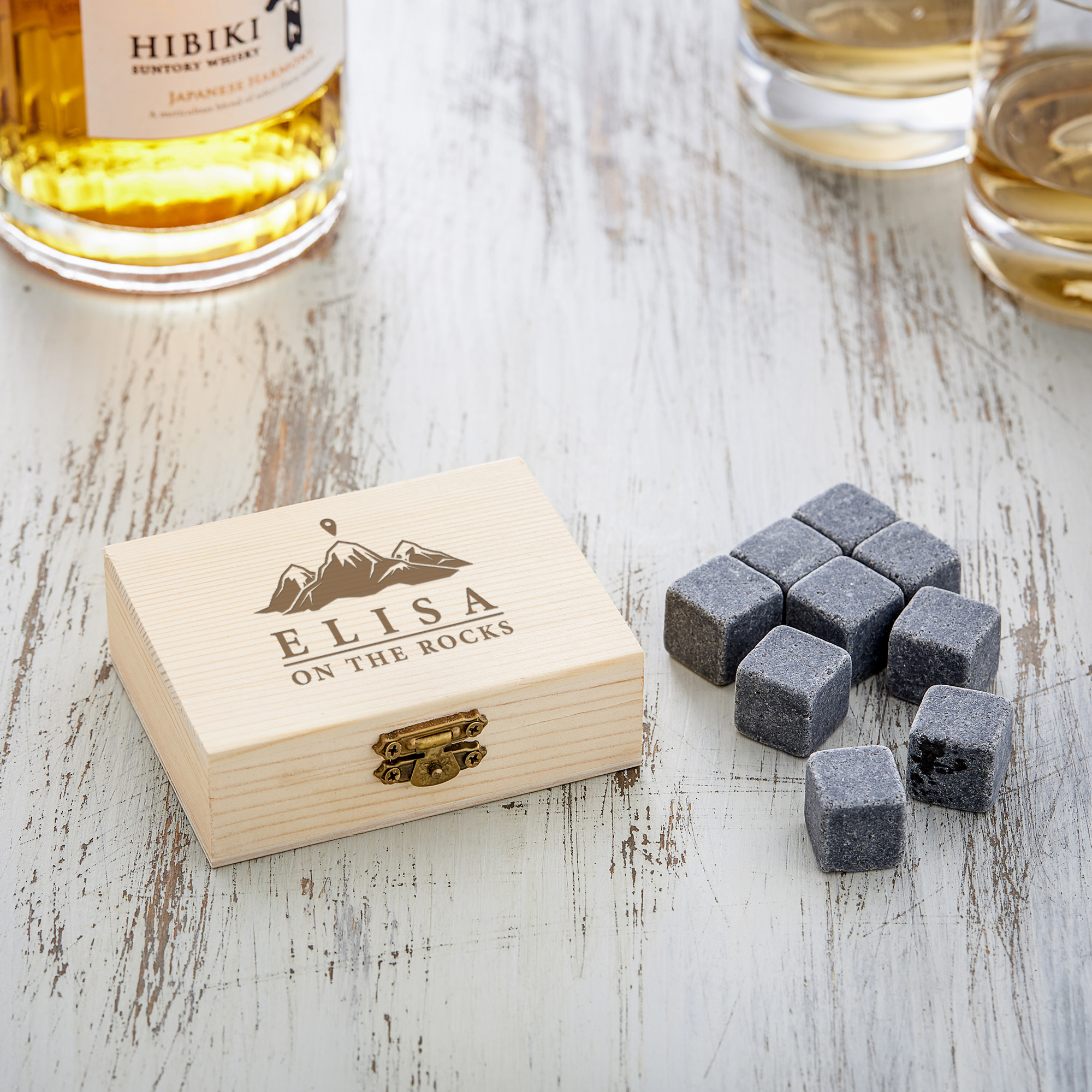 Whiskysteine - On the Rocks - Personalisiert