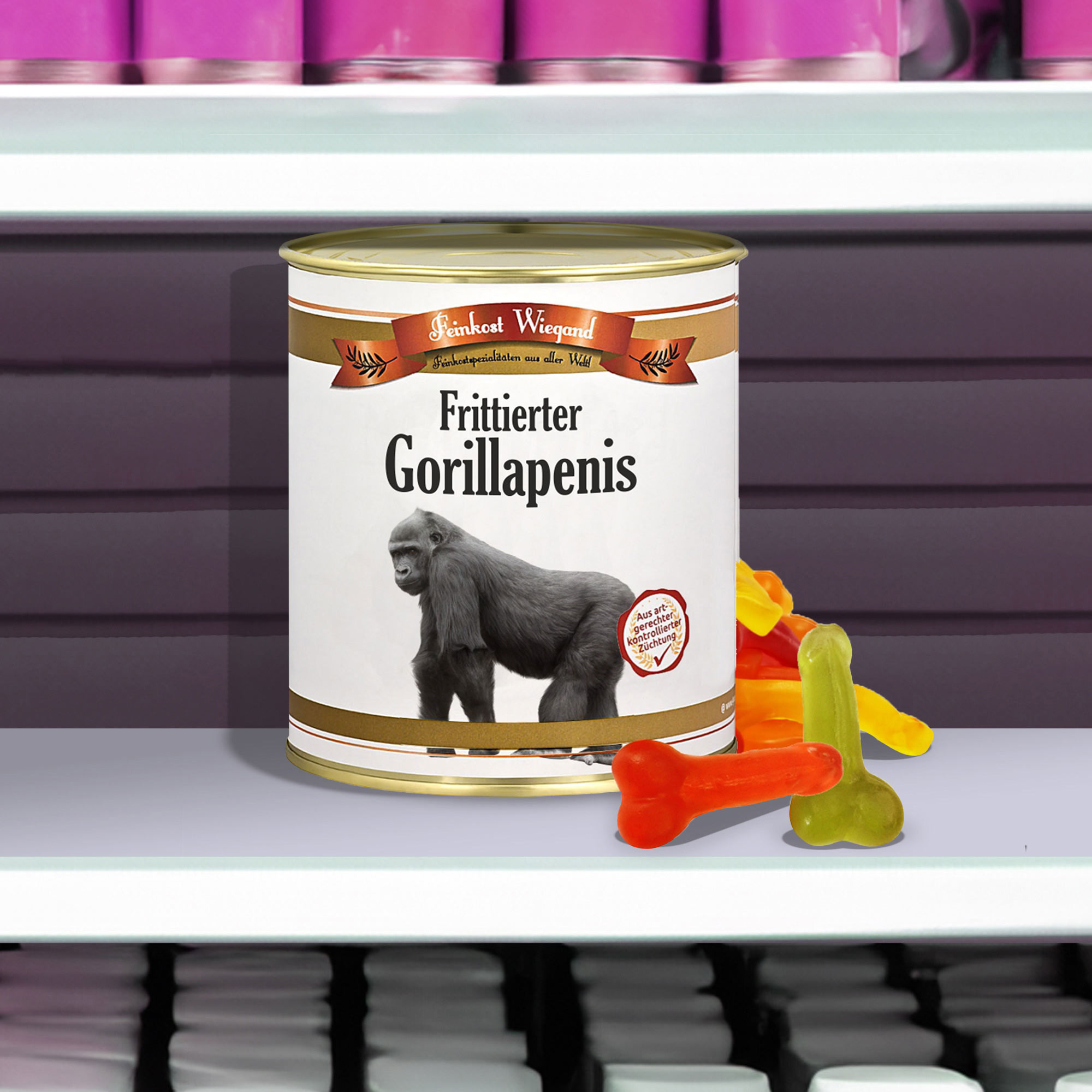 Frittierter Gorillapenis - 200g Weingummi Schlingel